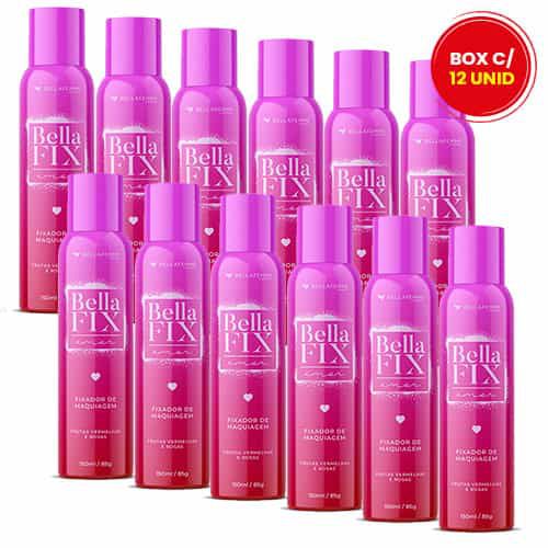 Fixador de Maquiagem Frutas Vermelhas Bella Fix Amor Bella Femme BF10109 - Box c/ 12 unid