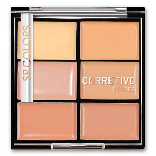 Paleta de Corretivo 6 Cores SP Colors SP263