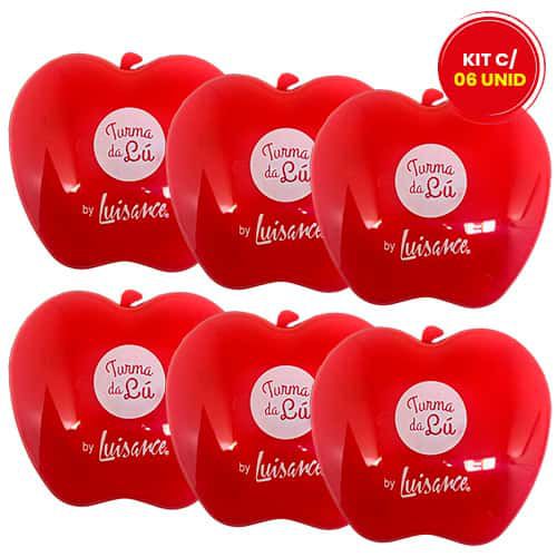 Kit Maquiagem Maçãzinha Teen Turma da Lú LT645 Luisance - Kit c/ 06 unid