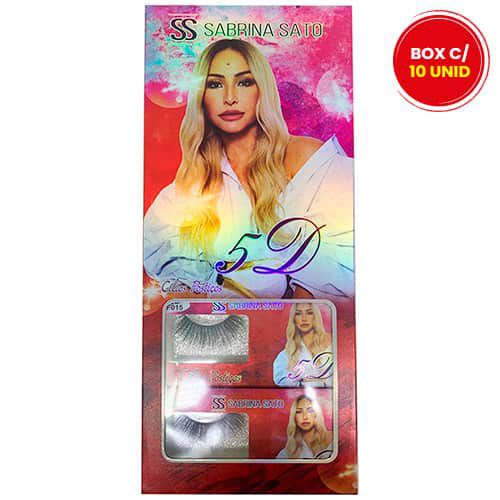 Cílios Postiços 5D F015 Sabrina Sato SS-1605 - Box c/ 10 unid