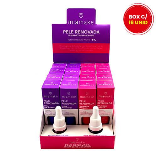 Sérum Pele Renovada Dia e Noite Mia Make 271 - Box c/ 16 unid