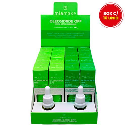 Sérum Oleosidade Off Dia e Noite Mia Make 288 - Box c/ 16 unid