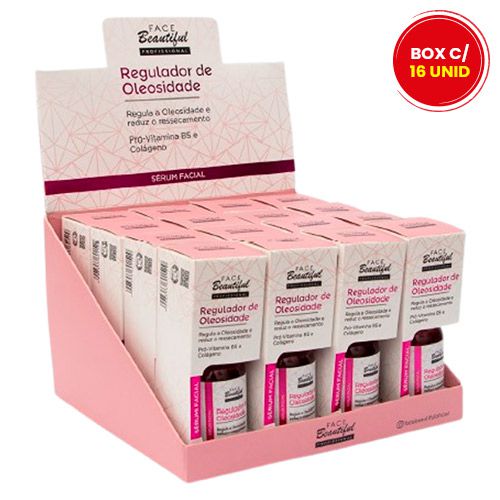 Sérum Facial Regulador de Oleosidade Face Beautiful FB195 - Box c/ 16 unid