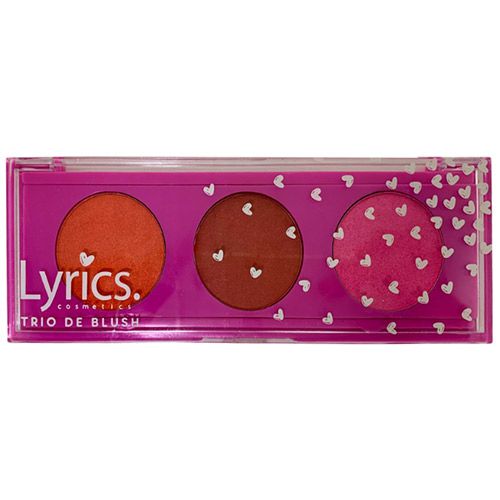 Paleta Trio de Blush Lyrics LY0127