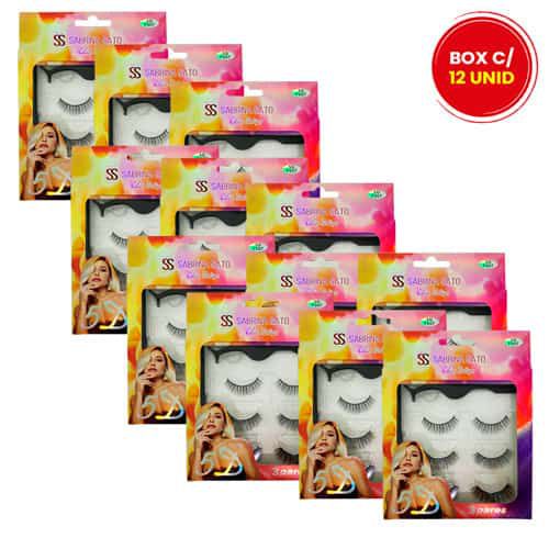 Cílios Postiços Magnético 5D F007 Sabrina Sato SS-1826 - Box c/ 12 unid