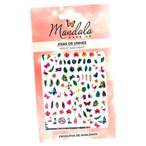 Adesivo Decorativo para Unhas Mandala DF-3112