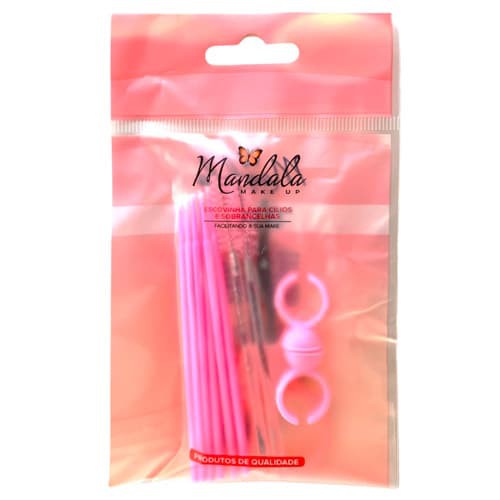 Kit de Escovinhas para Cílios e Sobrancelhas Mandala FP-260