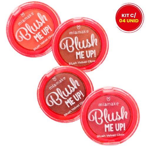 Blush Me Up! Mia Make 263 - Kit c/ 04 unid