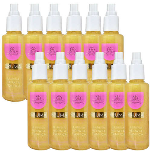 Bruma Iluminadora Gold 140ml Phállebeauty PH0024 - Box c/ 12 unid