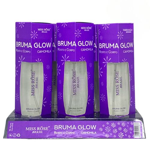Bruma Glow Rosto e Corpo Camomila Miss Rôse 9006-800B - Box c/ 15 unid