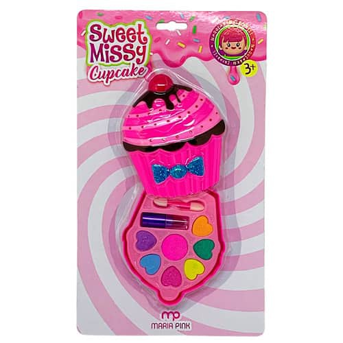 Sombra e Batom Infantil Sweet Missy Cupcake Maria Pink MP10022