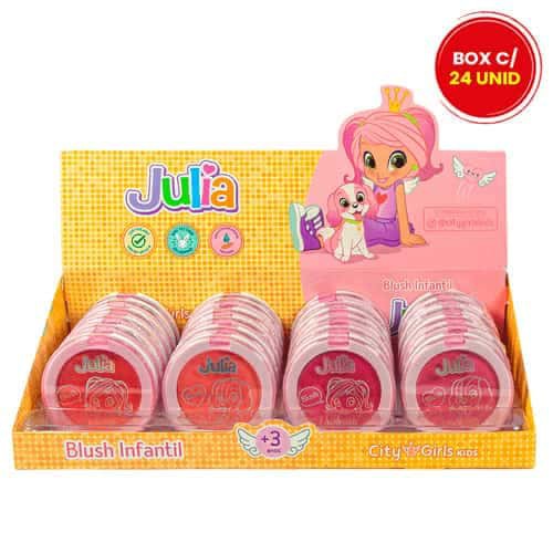 Blush Infantil Julia City Girls CGK014 - Box c/ 24 unid