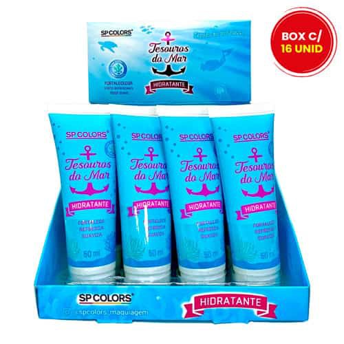 Hidratante Facial Tesouros do Mar SP Colors SPN019 - Box c/ 16 unid