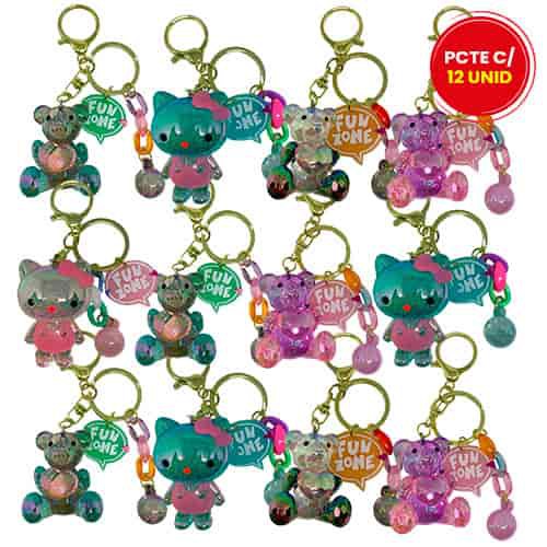 Chaveiro Infantil DF-PR150020-09 - Pcte c/ 12 unid