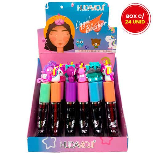 Blush Líquido Infantil Hudamoji L-403B - Box c/ 24 unid