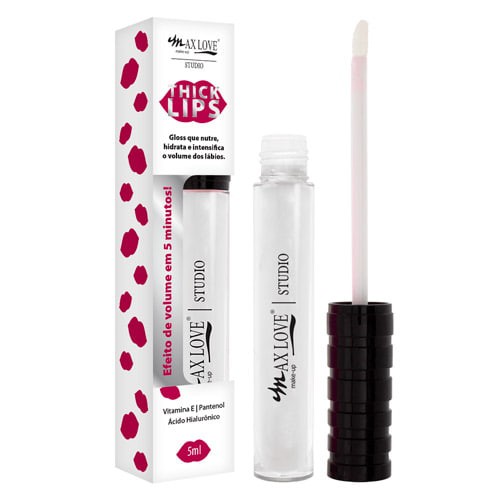 Gloss Thick Lips Efeito Volume Cor 205 Max Love
