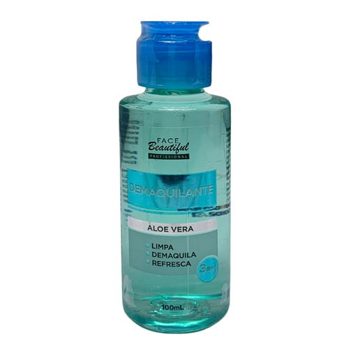 Demaquilante Aloe Vera 3 em 1 Face Beautiful FB137