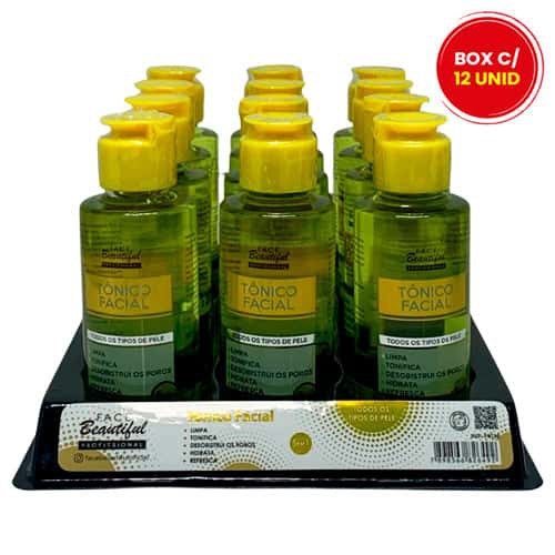 Tônico Facial 5 em 1 Face Beautiful FB136 - Box c/ 12 unid