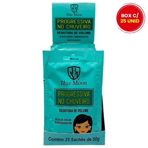 Progressiva no Chuveiro Redutora de Volume Blue Moon BM-502 - Box c/ 25 unid