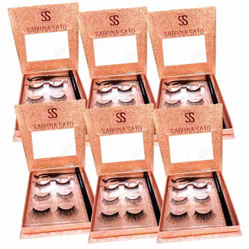 Cílios Postiços Magnético 5D F008 Sabrina Sato SS-1334 - Kit c/ 06 unid