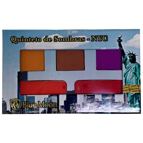 Quinteto de Sombras NYC Blue Moon BM-7805