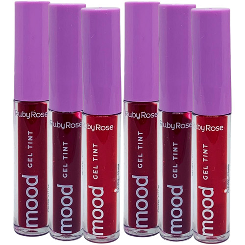 Gel Tint Mood Ruby Rose HB-565 - Kit c/ 06 unid