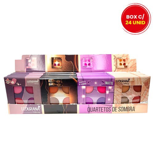 Mini Quarteto de Sombras Ludurana B00182 - Box c/ 24 unid