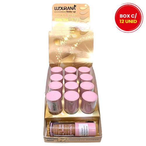 Corretivo Líquido Velvety Effect Cor 03 Ludurana B00129 - Box c/ 12 unid