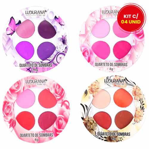 Quarteto de Sombras Ludurana B00095 - Kit c/ 04 unid