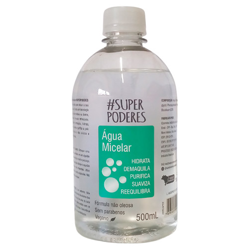 Água Micelar 500ml Super Poderes AMICSP03