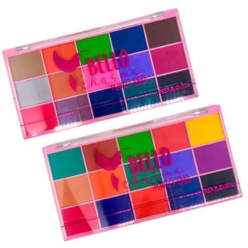 Paleta de Sombras Perfect Girls Bello Charme BC15 - Kit c/ 02 unid