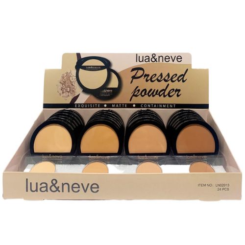 Pó Compacto Pressed Powder Lua & Neve LN02013 - Box c/ 24 unid