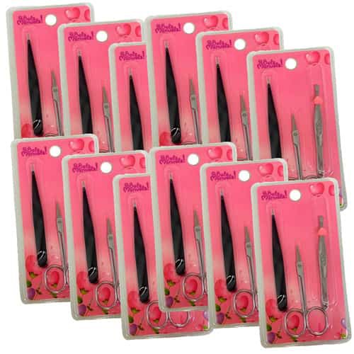 Kit de Sobrancelha QBela Manuela! QBM00942 - Pcte c/ 12 unid