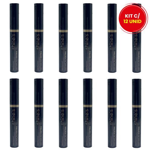 Máscara para Cílios Definição Extra Shine's - Kit c/ 12 unid