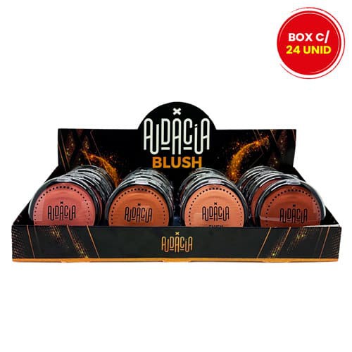 Blush Compacto Audácia - Box c/ 24 unid