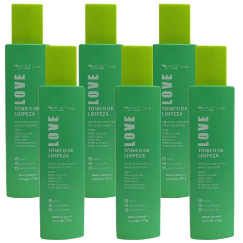 Tônico de Limpeza Facial Max Love - Kit c/ 06 unid