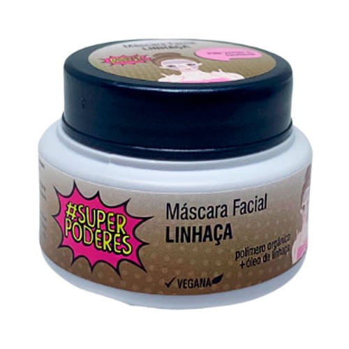 Máscara Facial Linhaça Super Poderes LINSP01