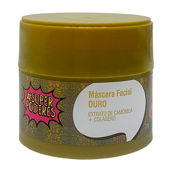 Máscara Facial Ouro 50g Super Poderes OUSP01