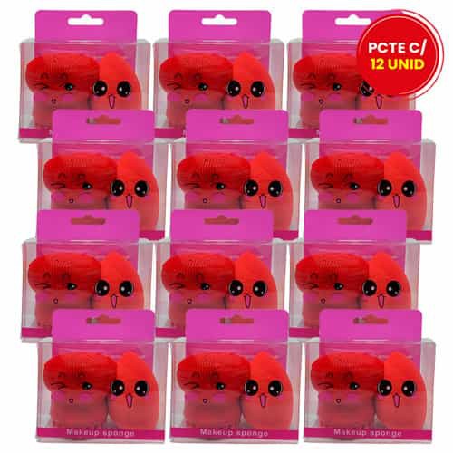 Kit com Esponja Polvinho e Chanfrada QBM00518 - Pcte c/ 12 unid