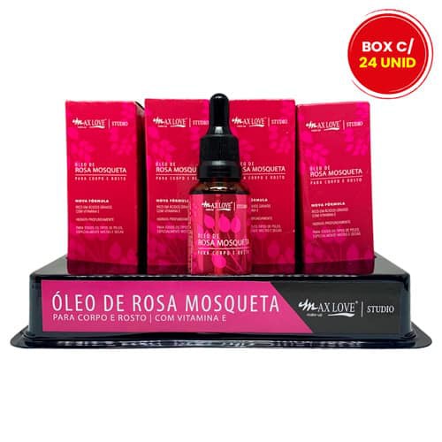 Óleo de Rosa Mosqueta Max Love - Box c/ 24 unid