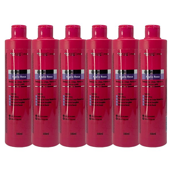 Água Micelar Argila Rosa Max Love - Kit c/ 06 unid