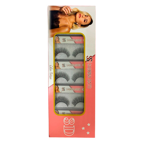 Cílios Postiços 3D 003 Sabrina Sato SS-2057 - Box c/ 10 unid