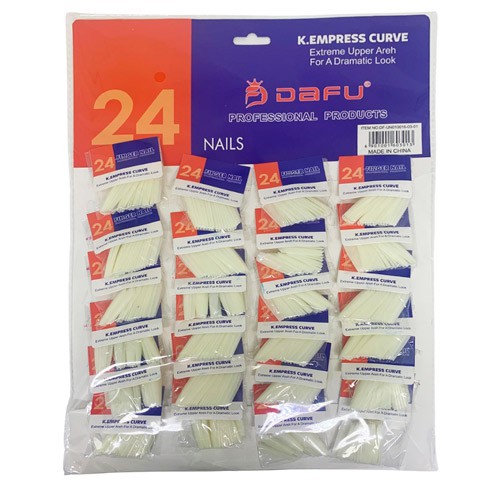 Unhas Postiças Bailarina Dafu DF-UN010016-03-01 - Cartela c/ 24 unid
