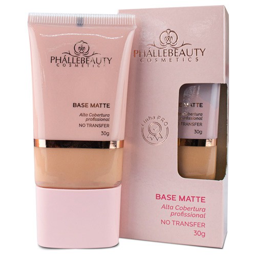 Base Líquida Matte Linha Pro Cor 01 Phállebeauty PH0586