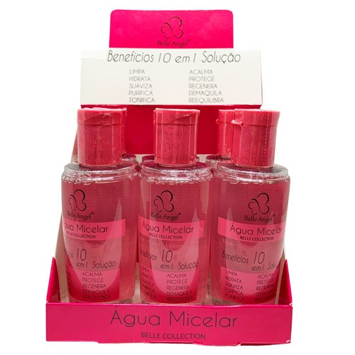 Água Micelar 10 em 1 Belle Angel AM012 - Box c/ 06 unid