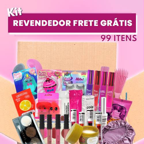 Kit Revendedor Frete Grátis - 99 Itens