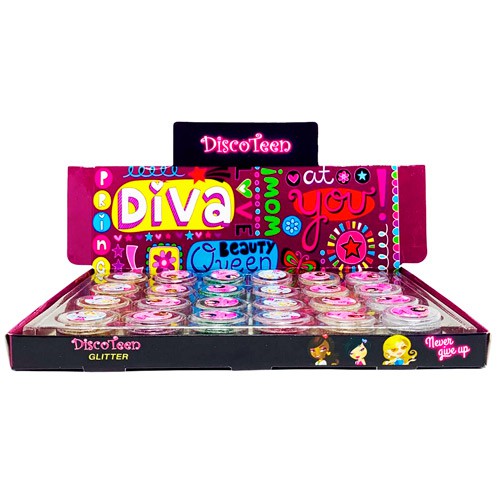 Glitter Infantil Disco Teen DT0032 - Box c/ 24 unid