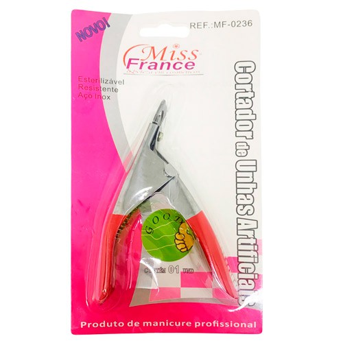 Cortador de Unhas Artificiais Miss France MF-0236