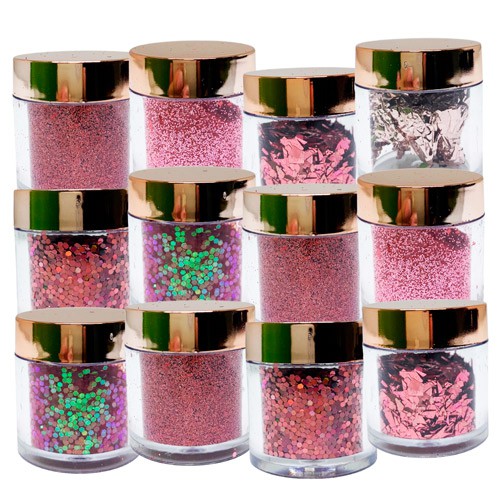 Glitter Flocado para Decoração DF-GT094028 / DF- GT007124 - Box c/ 12 unid