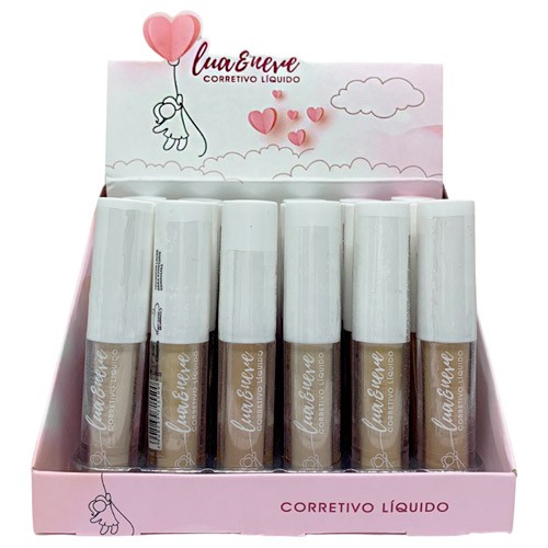 Corretivo Líquido Lua & Neve LN005 - Box c/ 24 unid